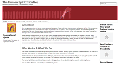 Desktop Screenshot of humanspiritinitiative.org