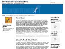 Tablet Screenshot of humanspiritinitiative.org
